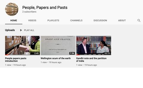 Special Collections Youtube Channel